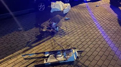 Dron zestrzelony przez obronę powietrzną Białorusi