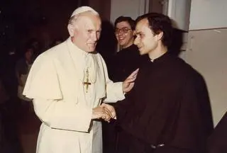 Robert Prevost i Jan Paweł II