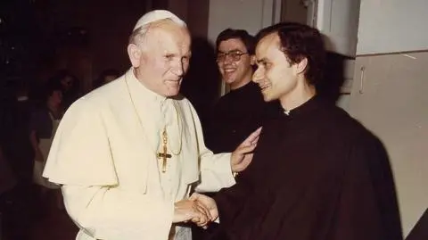 Robert Prevost i Jan Paweł II
