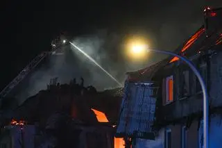 Pożar w Ząbkach