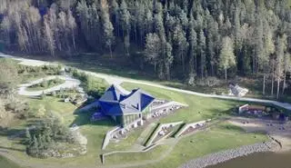 Ujęcie z nagrania o "północnej daczy" Putina 