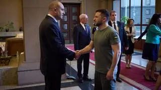 Rumen Radew i Wołodymyr Zełenski