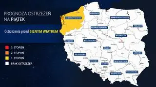 Prognoza zagrożeń IMGW na piątek