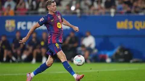 Lewandowski świętował gole kolegów. Barcelona z kompletem punktów
