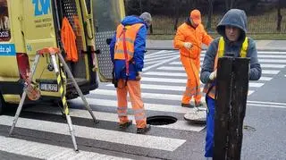 Odpady znajdowały się w kanale deszczowym 