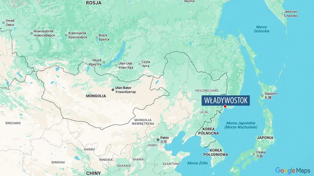 Władywostok na Dalekim Wschodzie Rosji 