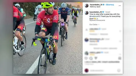 Eden Hazard zamienił boisko na rower