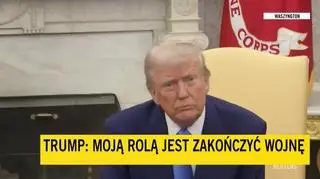 Trump o wojskach europejskich w Ukrainie