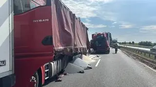 Karambol pięciu pojazdów