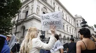 Wielka Brytania. Propalestyński protest przed Downing Street