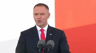 Prezydent Nawrocki: Polska stanie się militarnym mocarstwem Europy. Oglądaj na żywo 