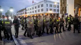 Maroko, Rabat. Protest pokolenia Z