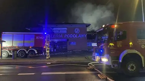 Pożar galerii na Podolanach