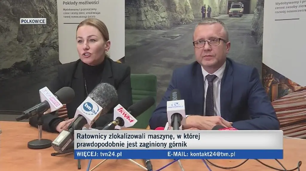 Wstrząs w kopalni. Ratownicy dotarli do zaginionego górnika