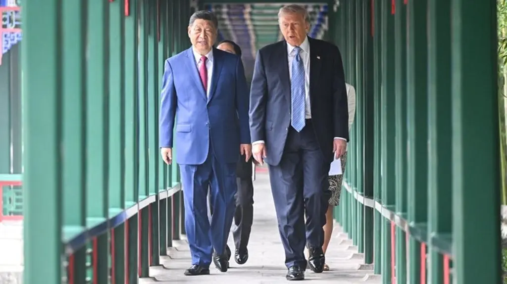 Spotkanie przy herbacie i wspólny lunch. Trump zakończył wizytę w Chinach 