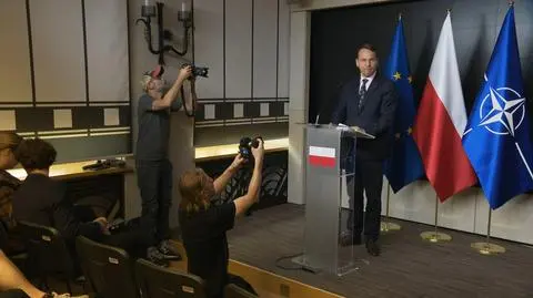 Konferencja Radosława Sikorskiego