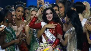 W proteście wyszła z konkursu, własnie została Miss Universe