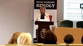 Barbara Nowak otwiera konferencję Ruchu Ochrony Szkoły