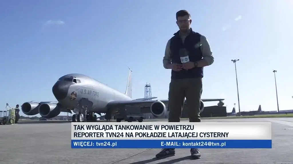 Relacja Artura Molędy z pokładu Boeinga KC-135 Stratotankera