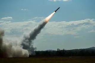 Strzelanie systemu Patriot na ćwiczeniach w 2021 roku