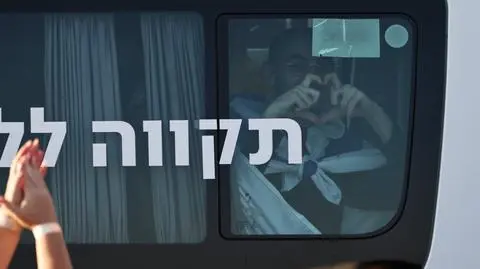 Rom Braslavski po uwolnieniu przez Hamas