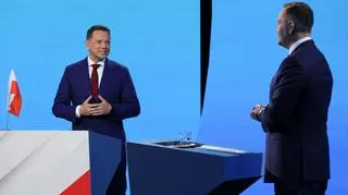 Jedyna taka debata. Starcie Trzaskowski-Nawrocki. Transmisja w TVN24 