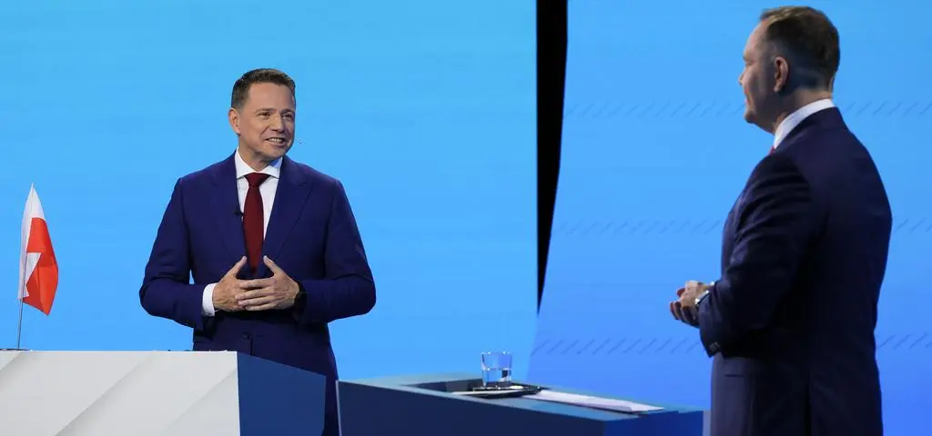 Jedyna taka debata. Starcie Trzaskowski-Nawrocki. Transmisja w TVN24 