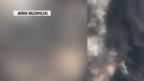 Pożar hali w Mińsku Mazowieckim