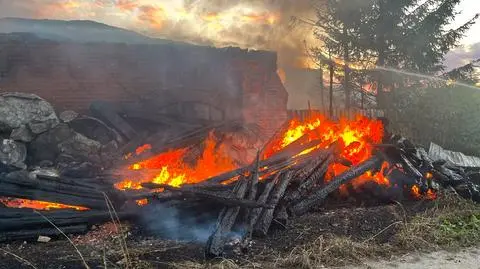 Pożar w Strzegomiu