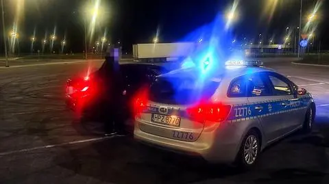 Interwencja policji na MOP Mieszkowo
