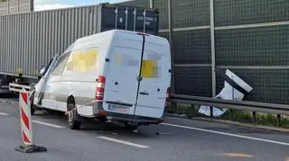 Furgon zderzył się z tirem w Konotopie