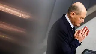 Olaf Scholz przemawia w Bundestagu