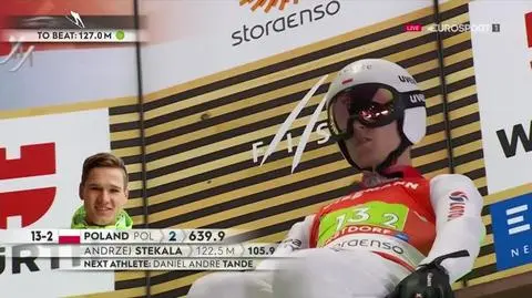 Andrzej Stękała i skok po medal mistrzostw świata w drużynie