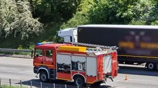 Karambol na trasie S8