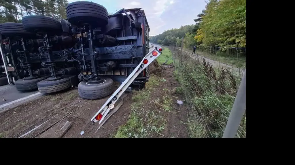 Wypadek na S7 w Gdyni