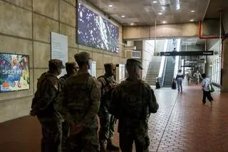 Patrol Gwardii Narodowej w Waszyngtonie