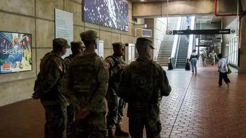 Patrol Gwardii Narodowej w Waszyngtonie