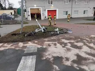 Wypadek w miejscowości Ładzyń 