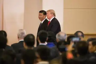 Donald Trump i Xi Jinping. Zdjęcie z 2017 roku