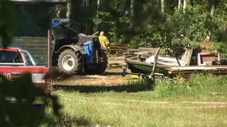 Pożar objął budynki gospodarcze 
