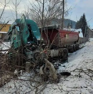 Kierowca ciężarówki zasłabł 