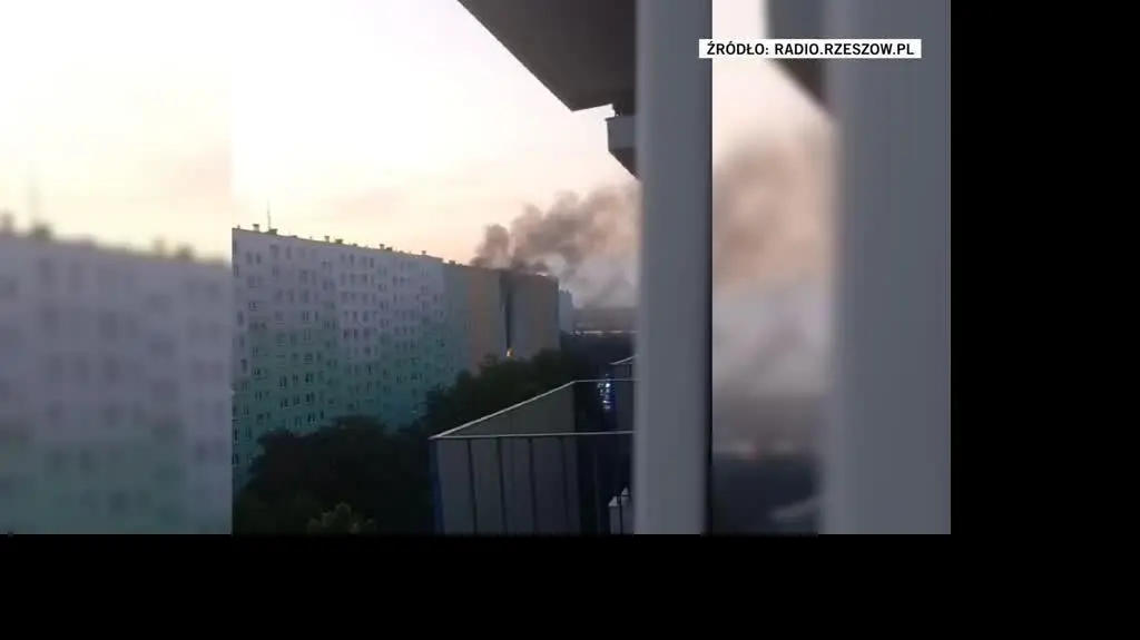 Pożar w Rzeszowie