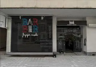 Wizualizacja neonu "Barber"