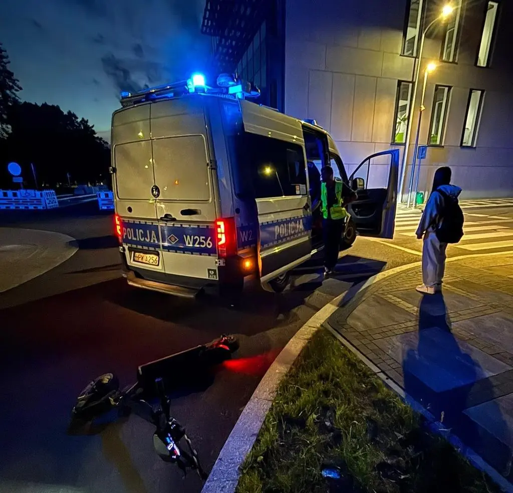 15-latek próbował uciec policjantom