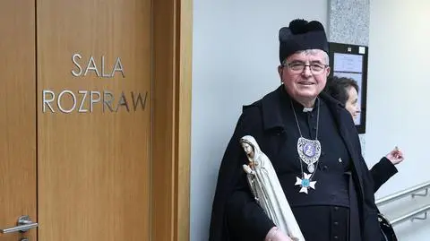Suspendowany ksiądz Piotr Natanek w Sądzie Okręgowym w Krakowie (11.03.2024)