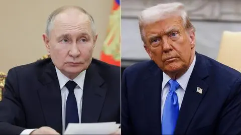 Władimir Putin (po lewej) i Donald Trump (po prawej)