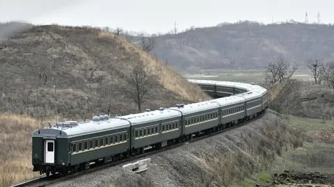 Pociąg Kim Dzong Una (zdjęcie z kwietnia 2019 roku)