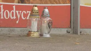 Zabójstwo przed sklepem monopolowym w Policach