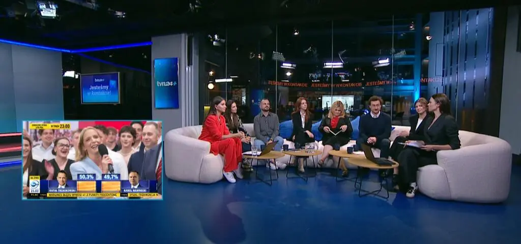 "Jesteśmy w kontakcie". Jedyny taki wieczór wyborczy w TVN24+