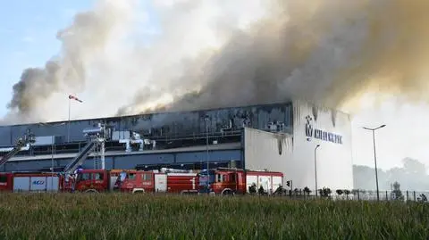 Pożar magazynu
